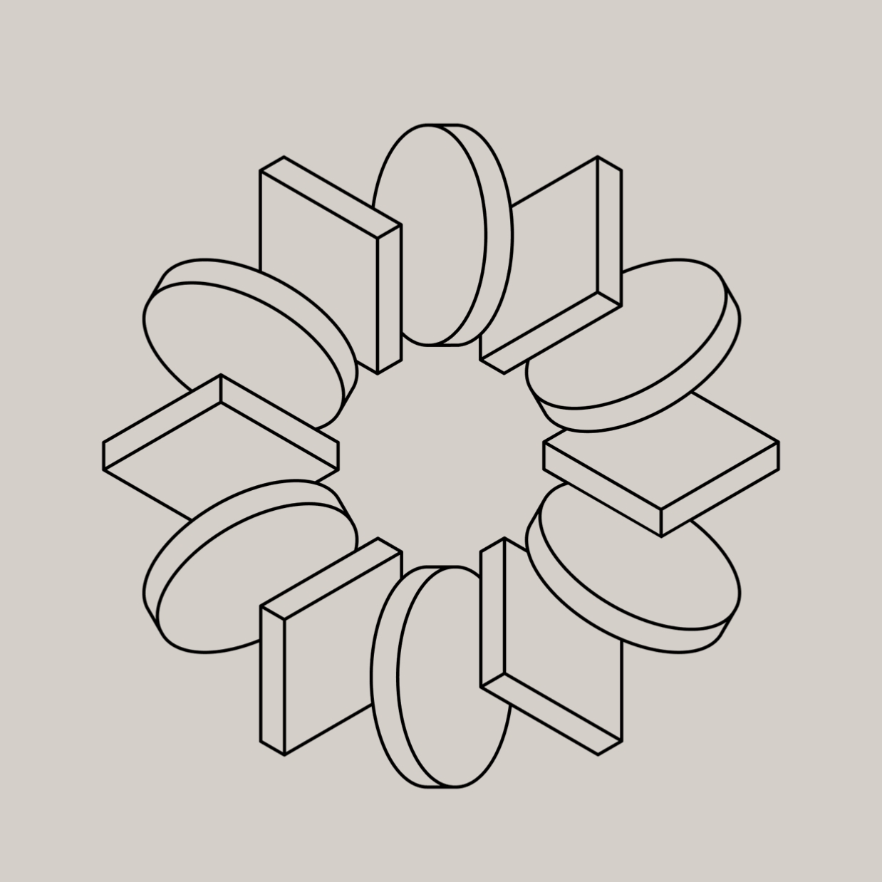 Sentient geometric network symbol